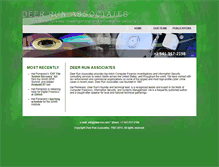 Tablet Screenshot of deer-run.com